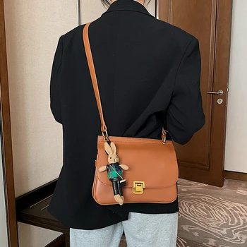 אופנה נשים עור Pu Crossbody תיק מעצב בנות כתף Messenger שקיות באיכות גבוהה נקבה קטנה תיקים Tote Bags חדש