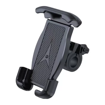 אוניברסלית לאופניים מחזיק טלפון 360° נוף אופניים מחזיק טלפון 4.7-7.2 אינץ ' טלפון נייד לעמוד Shockproof תושבת GPS קליפ