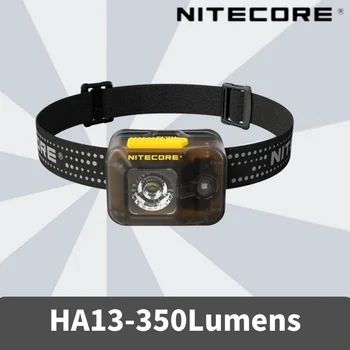 NITECORE HA13 מקס 350Lumens קומפקטי וקל משקל הפנס כולל 3*AAA סוללה ריצה שביל