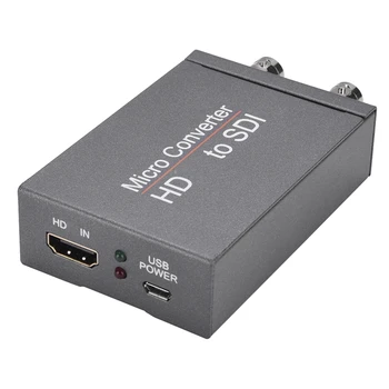 HD-ל. 3G-SDI/HD-SDI ממיר אודיו Embedder 2 דרך SDI ממיר מתאם מצלמה קולנוע ביתי