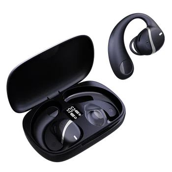 ספורט Bluetooth אוזניות לא באוזן אוזניות אלחוטיות עצם הולכה אוזניות עם מיקרופון מסוג C תשלום