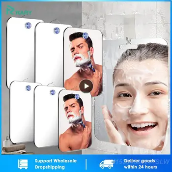 אקריליק Fogless מקלחת מראה לגילוח האמבטיה מראות איפור אנטי ערפל גילוח מראת גילוח מחזיק רחצה אביזרי אמבטיה